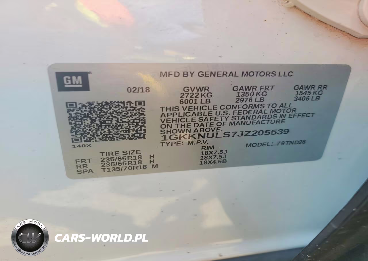 2018 GMC Acadia Slt-1 VIN:1GKKNULS7JZ205539 - 13
