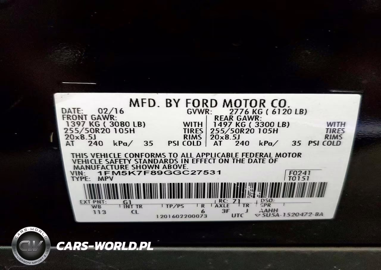 2016 Ford Explorer Limited VIN:1FM5K7F89GGC27531 - 14