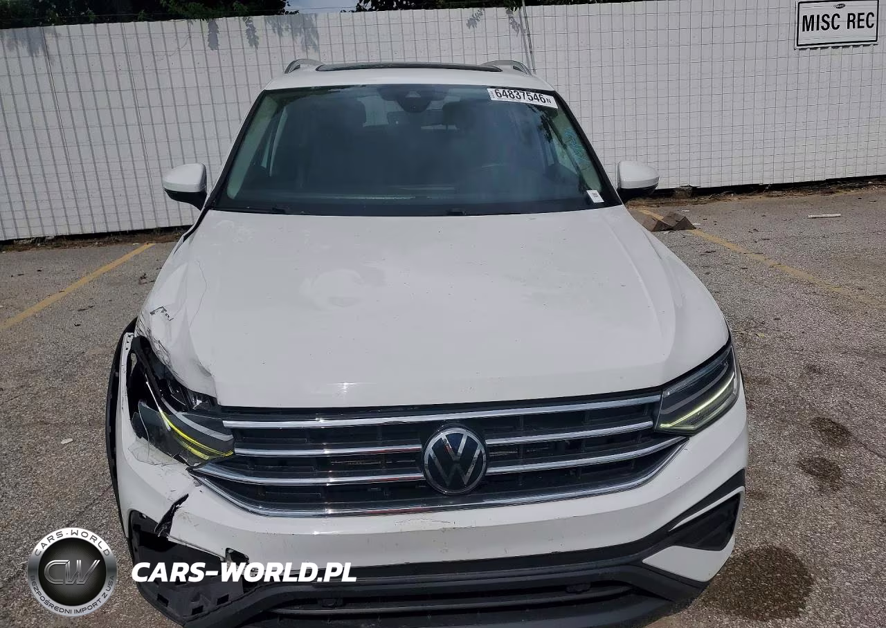 2022 Volkswagen Tiguan Se VIN:3VV2B7AX1NM115753 - 5