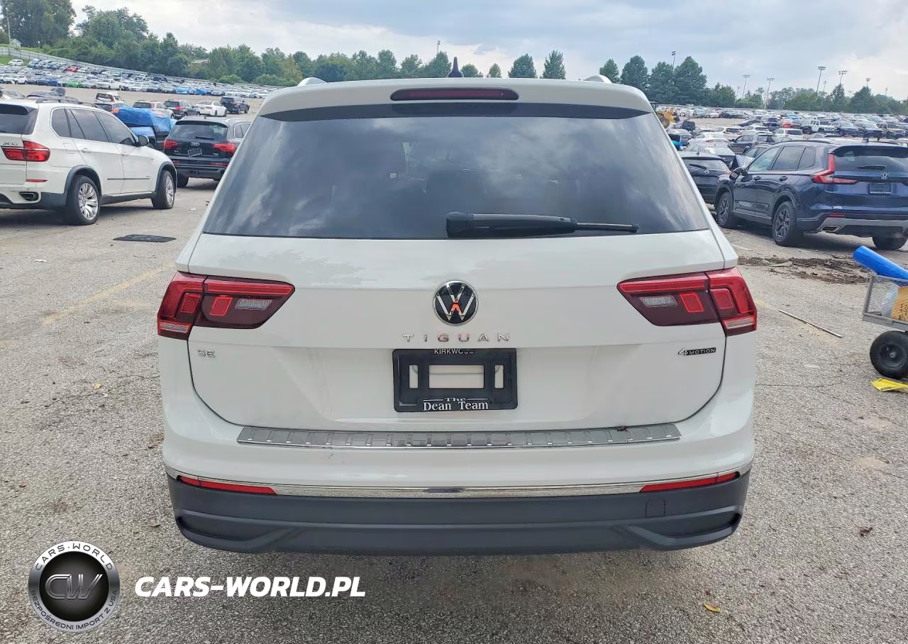 2022 Volkswagen Tiguan Se VIN:3VV2B7AX1NM115753 - 6