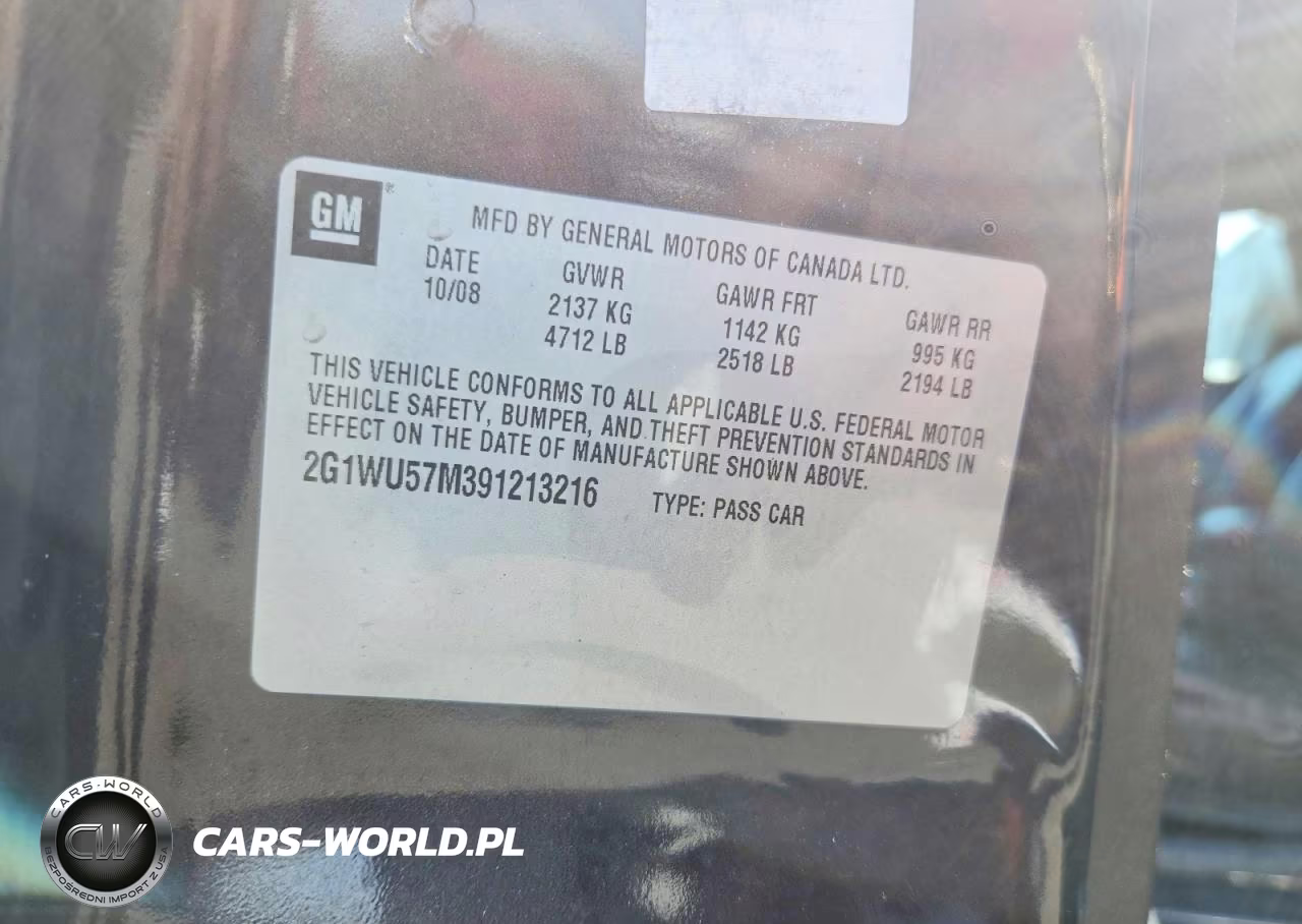 2009 Chevrolet Impala Ltz VIN:2G1WU57M391213216 - 12