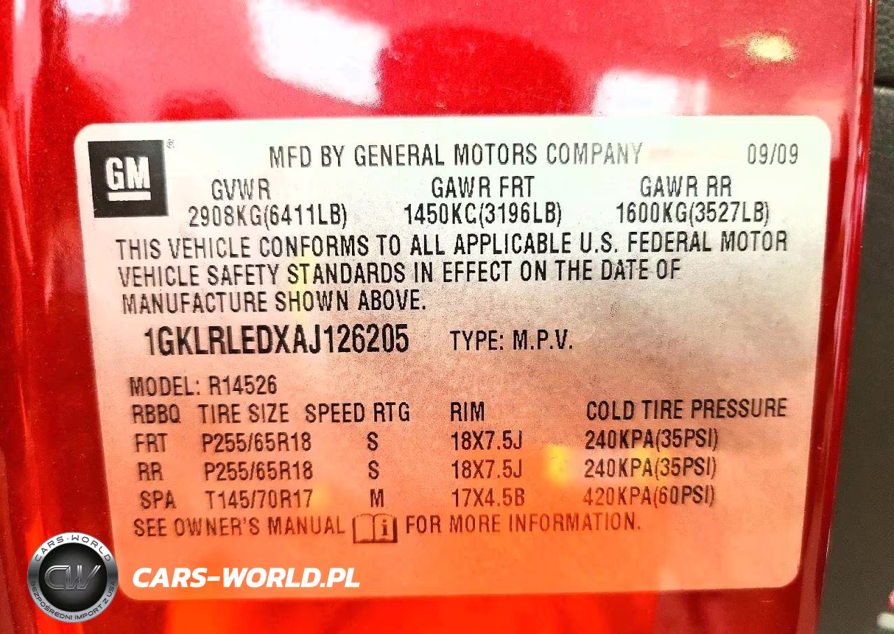 2010 GMC Acadia Sle VIN:1GKLRLEDXAJ126205 - 13