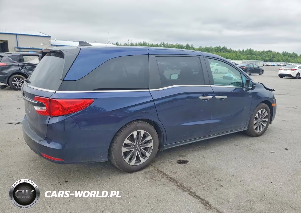 2022 Honda Odyssey Exl VIN:5FNRL6H72NB006457 - 3