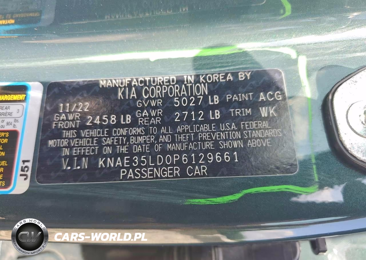 2023 Kia Stinger Gt Line VIN:KNAE35LD0P6129661 - 13