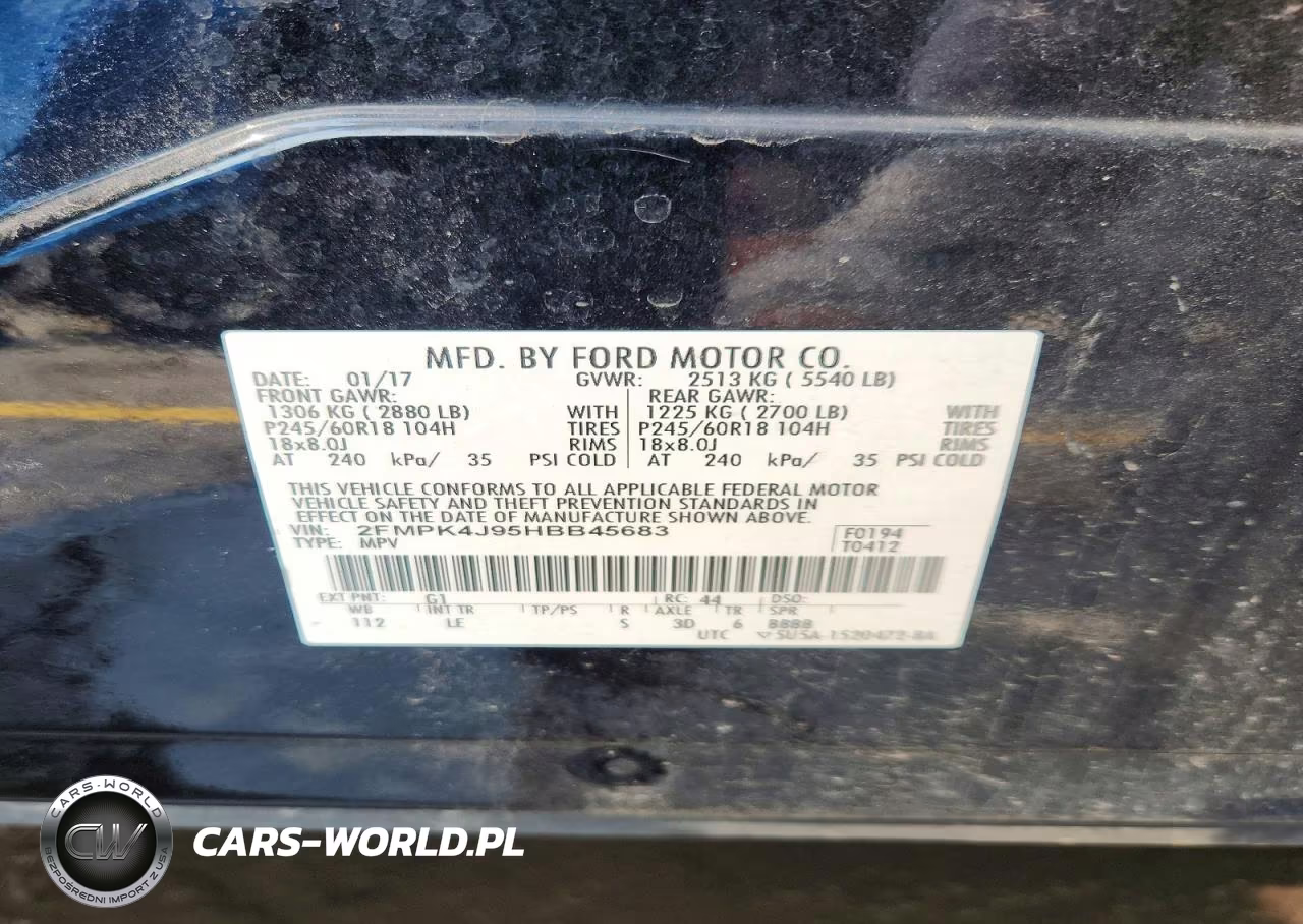 2017 Ford Edge Sel VIN:2FMPK4J95HBB45683 - 14