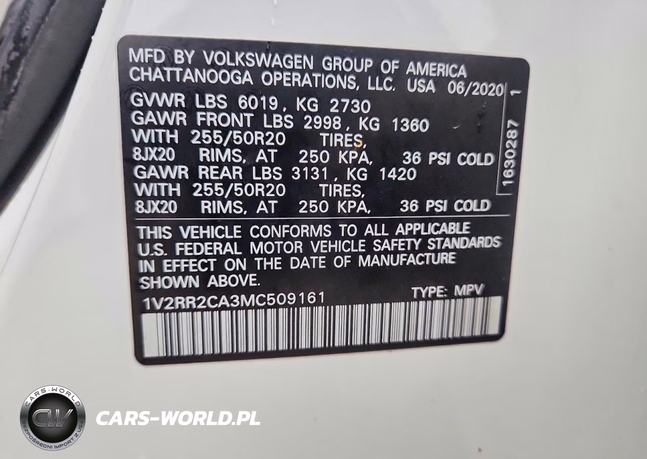 2021 Volkswagen Atlas Se VIN:1V2RR2CA3MC509161 - 13