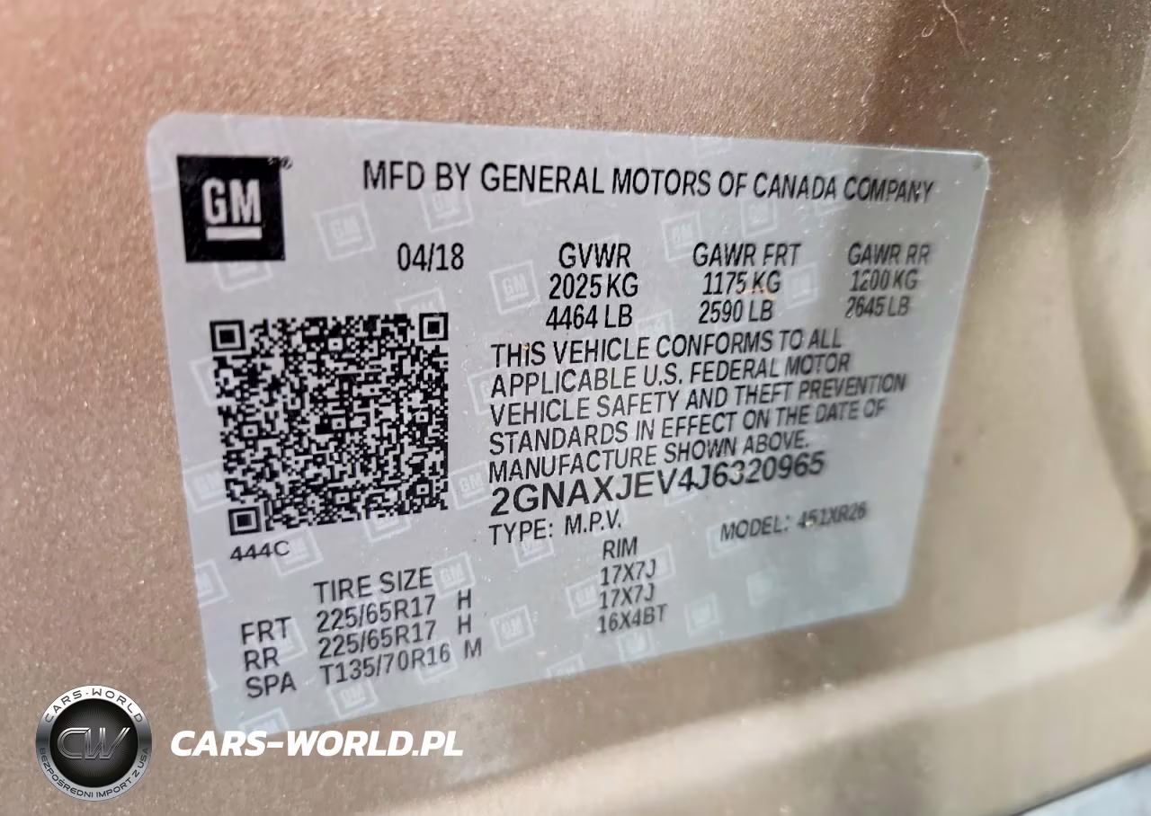 2018 Chevrolet Equinox Lt VIN:2GNAXJEV4J6320965 - 12