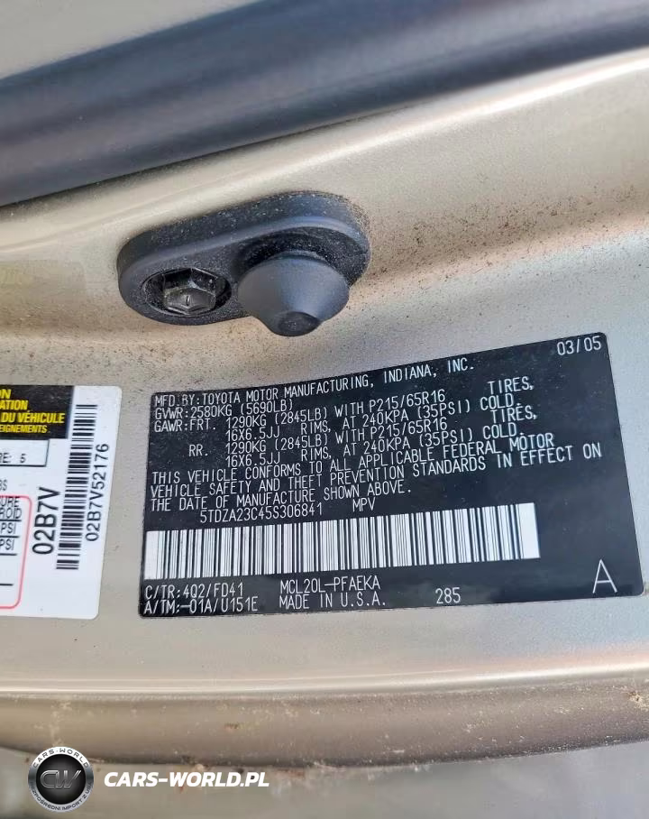 2005 Toyota Sienna VIN:5TDZA23C45S306841 - 13
