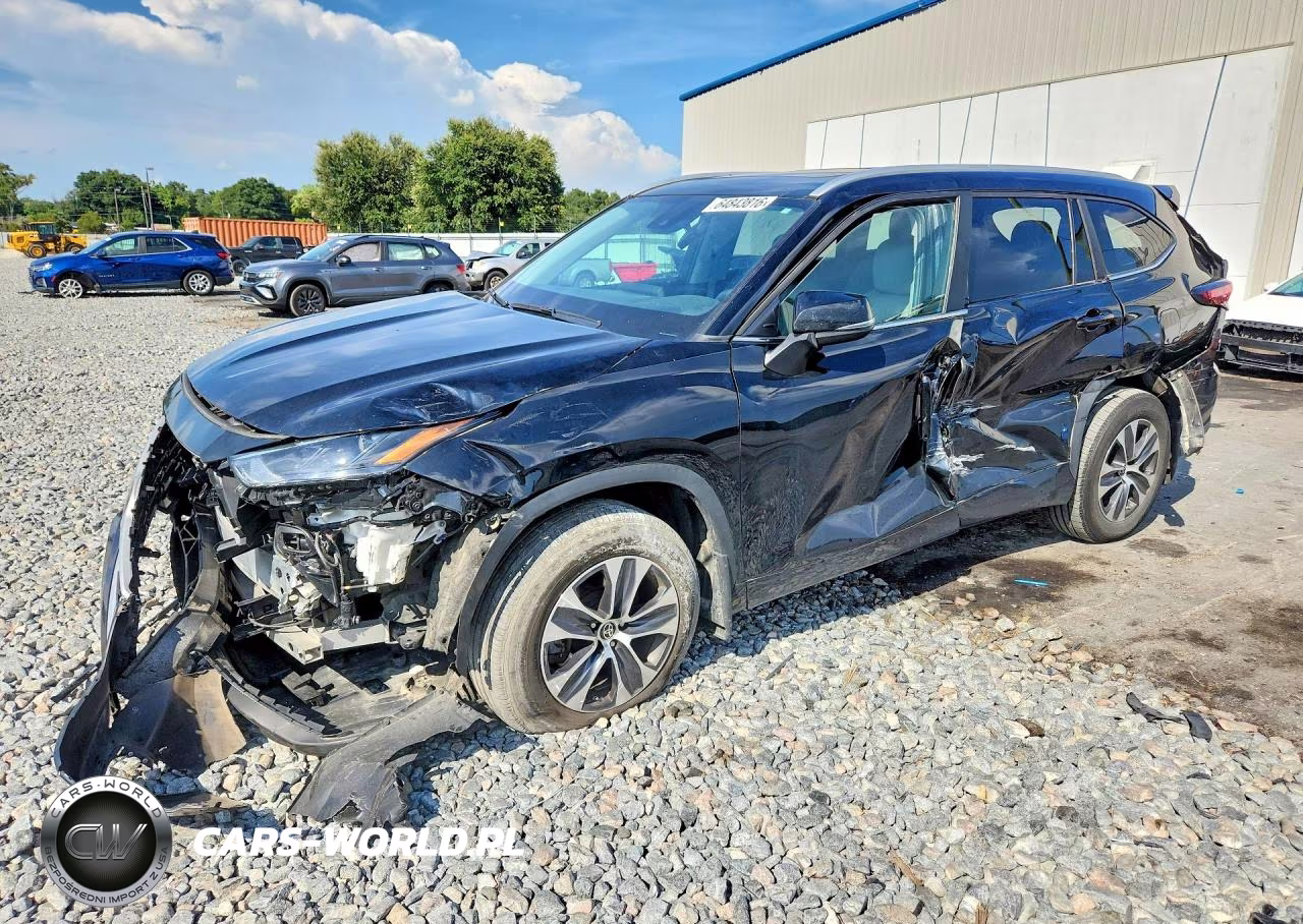 2024 Toyota Highlander Xle VIN:5TDKDRBH5RS555847 - 1