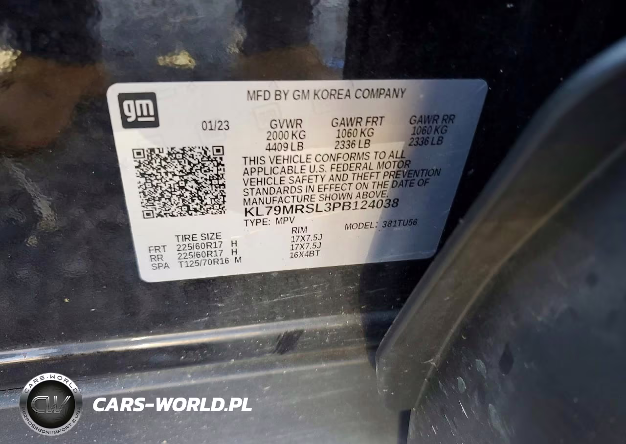 2023 Chevrolet Trailblazer Lt VIN:KL79MRSL3PB124038 - 13