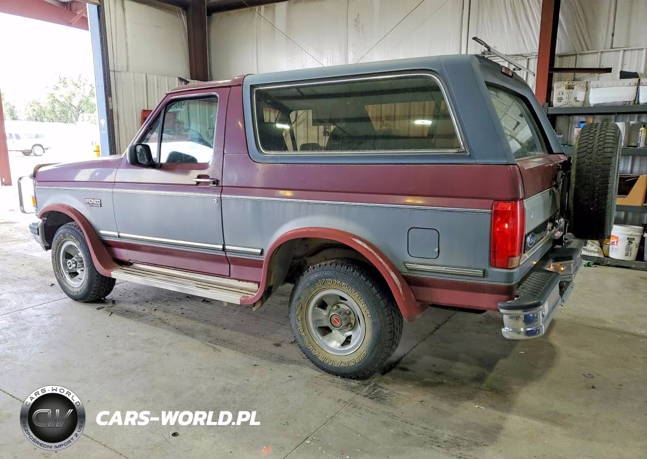 1992 Ford Bronco U100 VIN:1FMEU15N6NLA72309 - 2