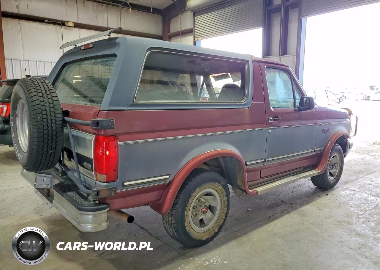 1992 Ford Bronco U100 VIN:1FMEU15N6NLA72309 - 3
