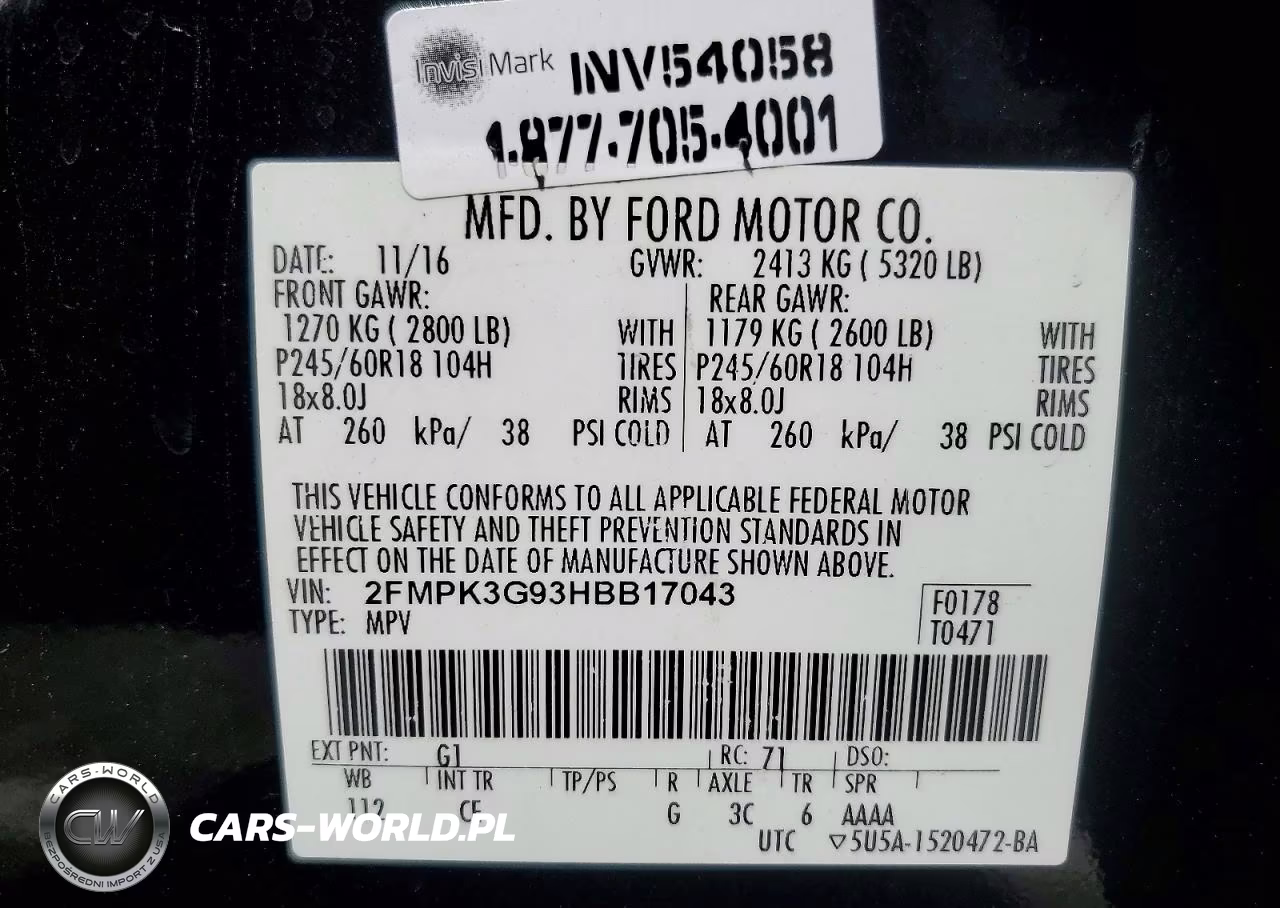 2017 Ford Edge Se VIN:2FMPK3G93HBB17043 - 13