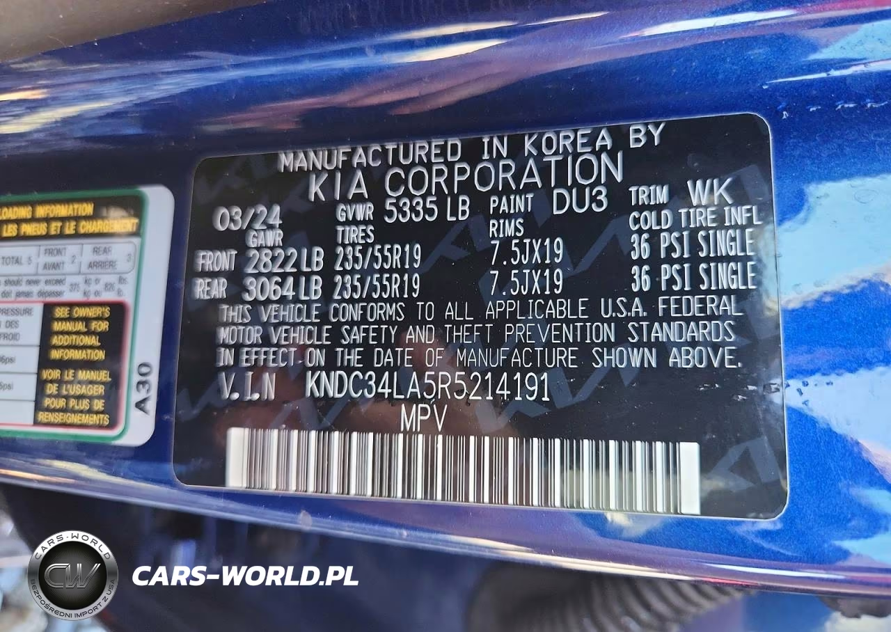 2024 Kia Ev6 Wind VIN:KNDC34LA5R5214191 - 12