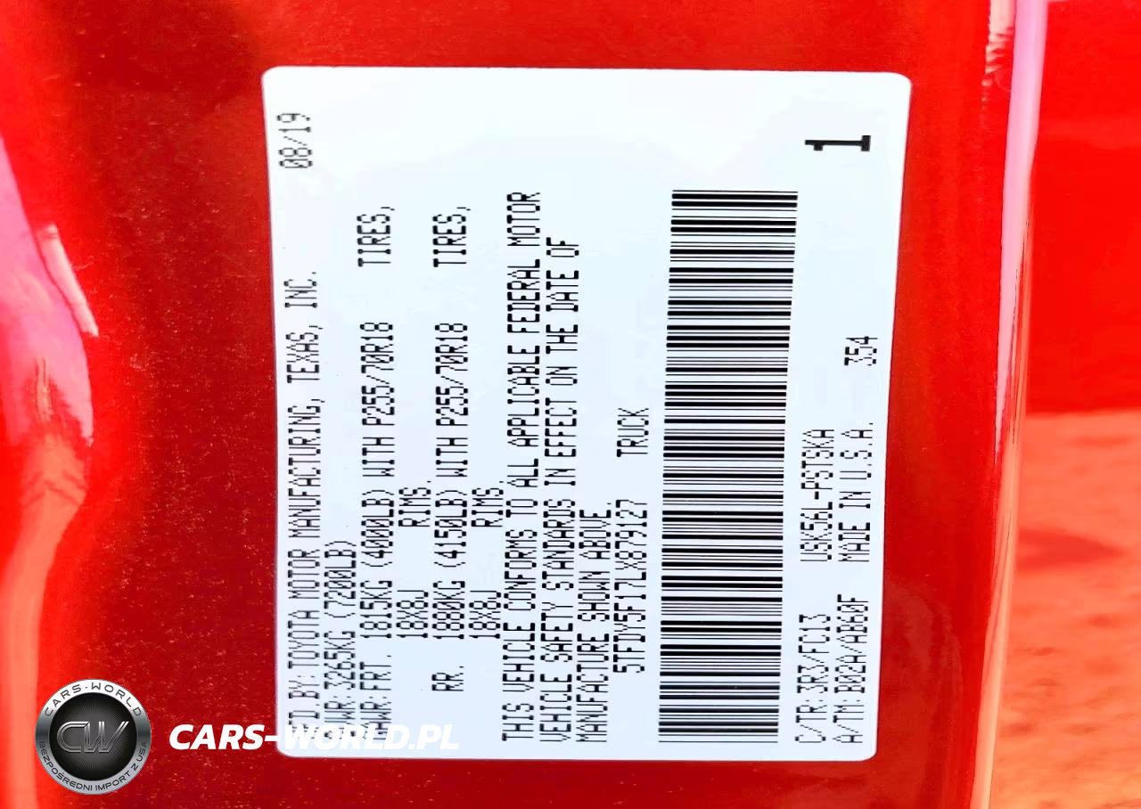 2020 Toyota Tundra Sr5 VIN:5TFDY5F17LX879127 - 14