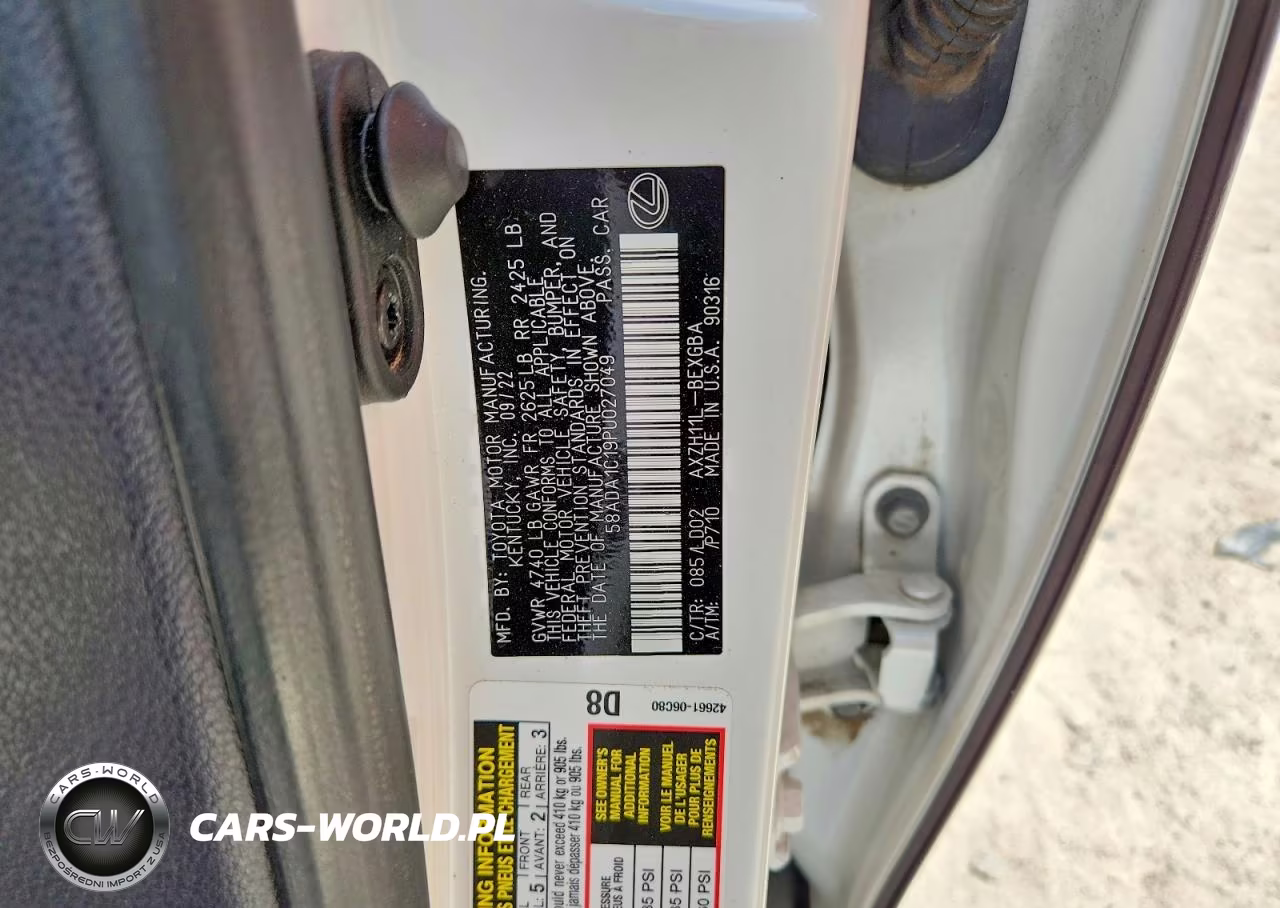 2023 Lexus Es 300H Base VIN:58ADA1C19PU027049 - 12