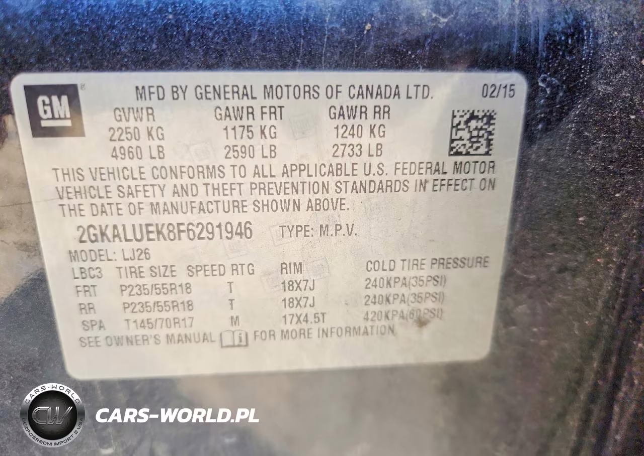 2015 GMC Terrain Denali VIN:2GKALUEK8F6291946 - 12