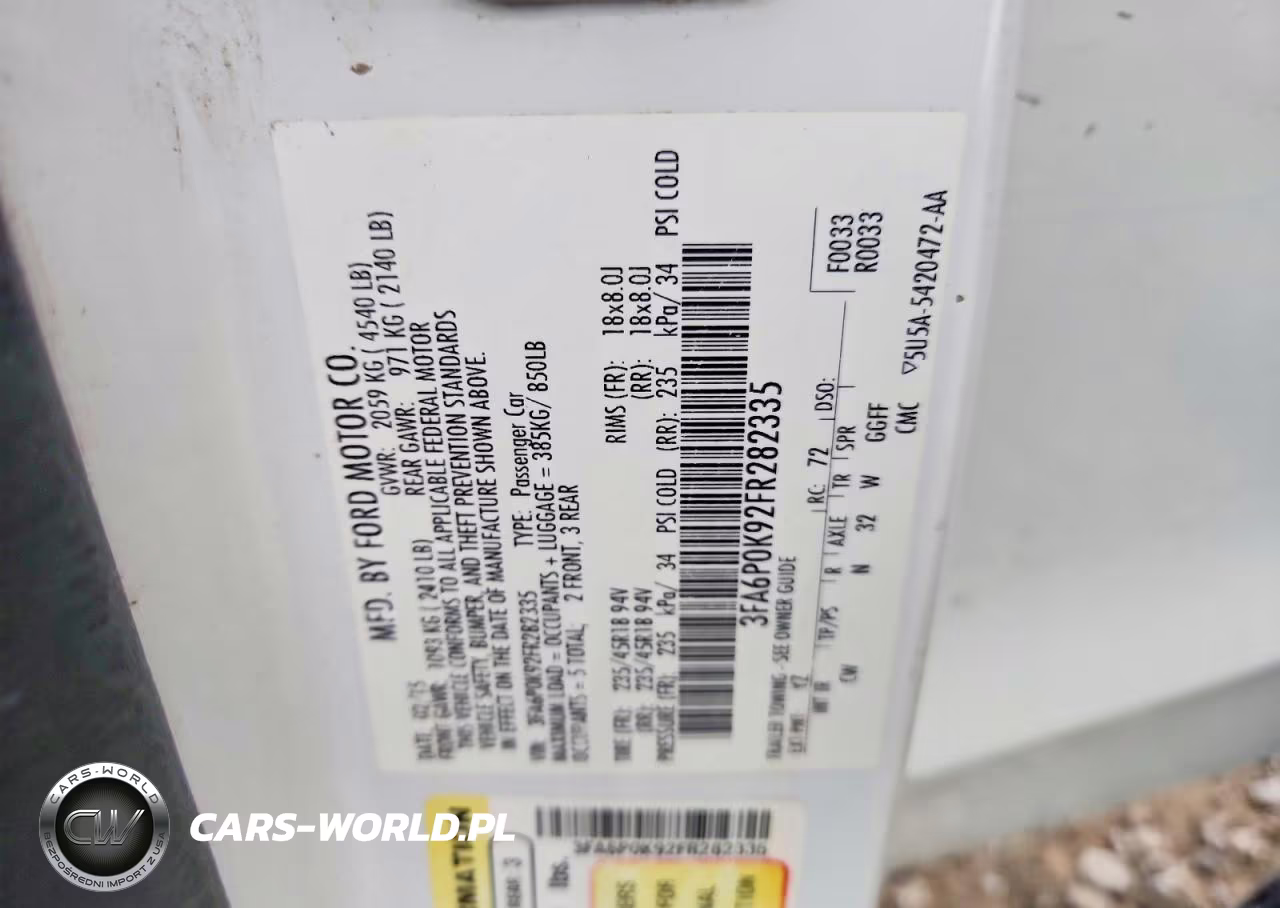 2015 Ford Fusion Titanium VIN:3FA6P0K92FR282335 - 12
