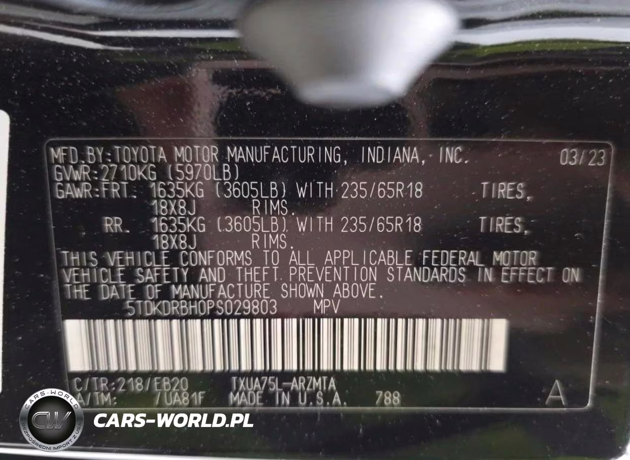 2023 Toyota Highlander Xle VIN:5TDKDRBH0PS029803 - 10