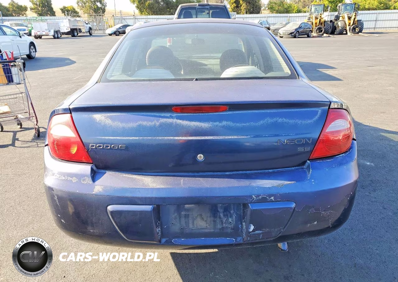 2003 Dodge Neon Se VIN:1B3ES26C73D110166 - 6