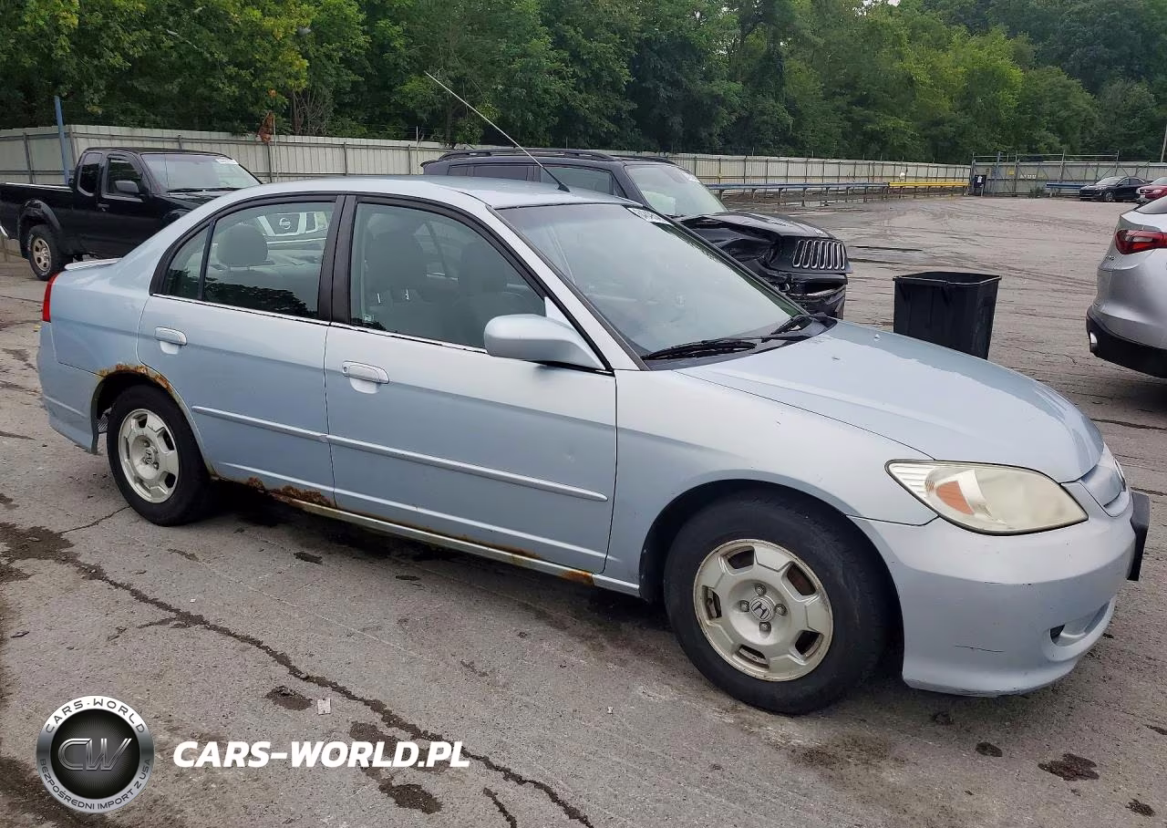 2005 Honda Civic Hybrid VIN:JHMES96695S005756 - 4