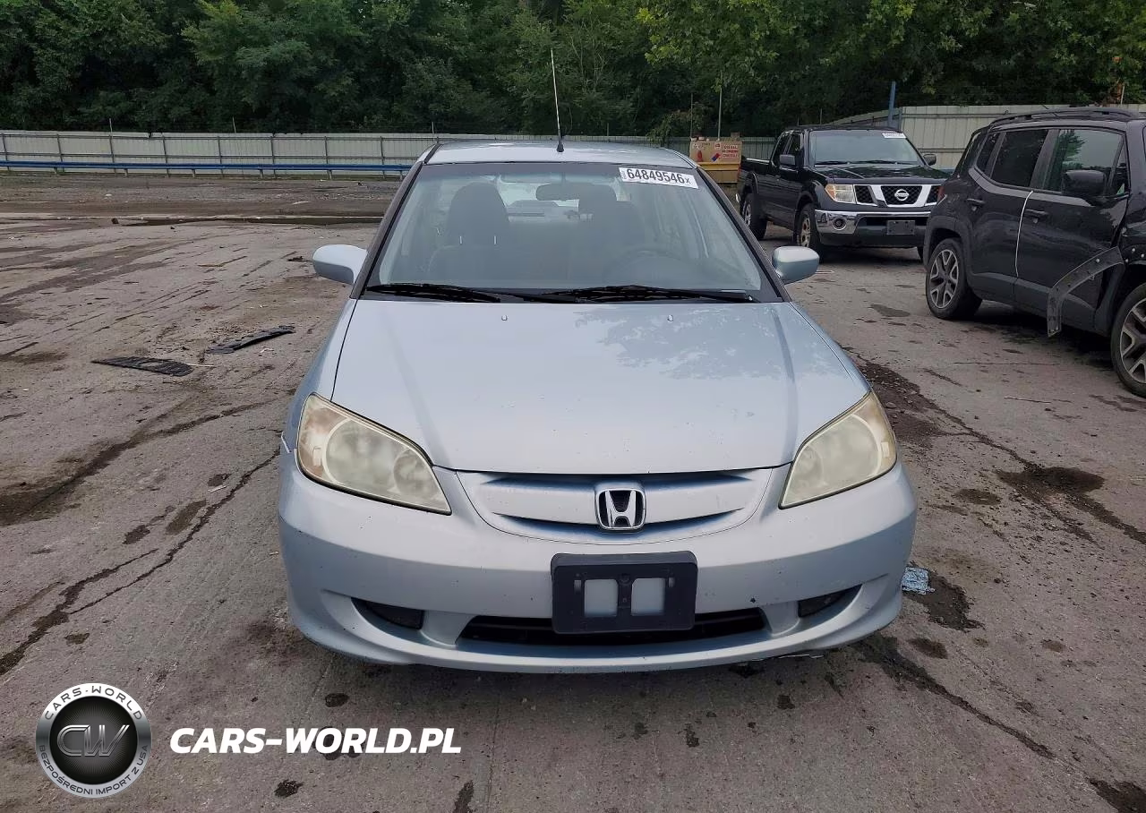 2005 Honda Civic Hybrid VIN:JHMES96695S005756 - 5
