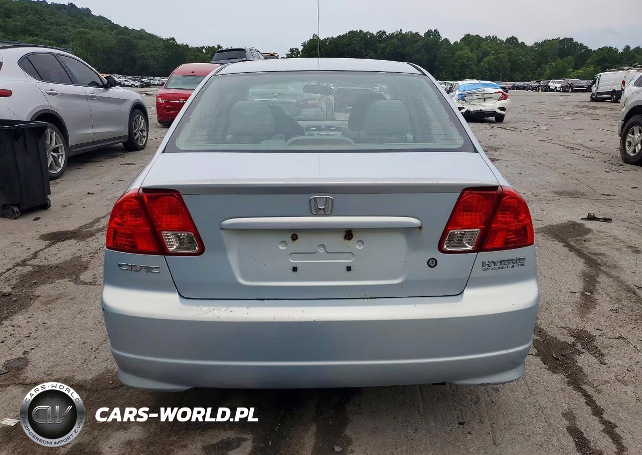 2005 Honda Civic Hybrid VIN:JHMES96695S005756 - 6
