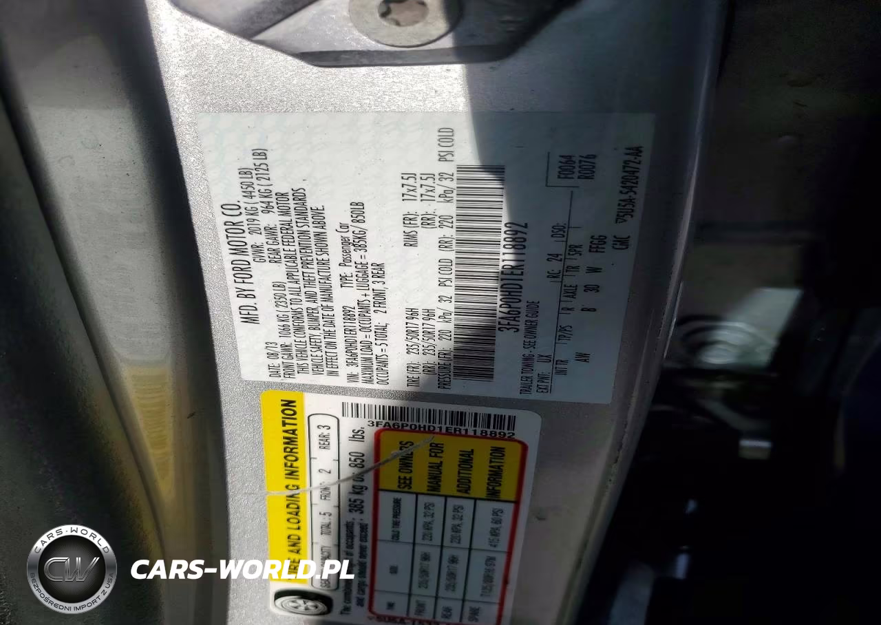 2014 Ford Fusion Se VIN:3FA6P0HD1ER118892 - 12