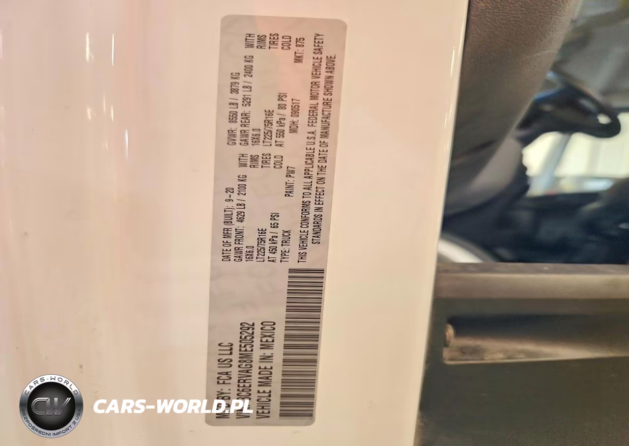 2021 Ram Promaster 1500 Delivery Van VIN:3C6ERVAG8ME505292 - 14
