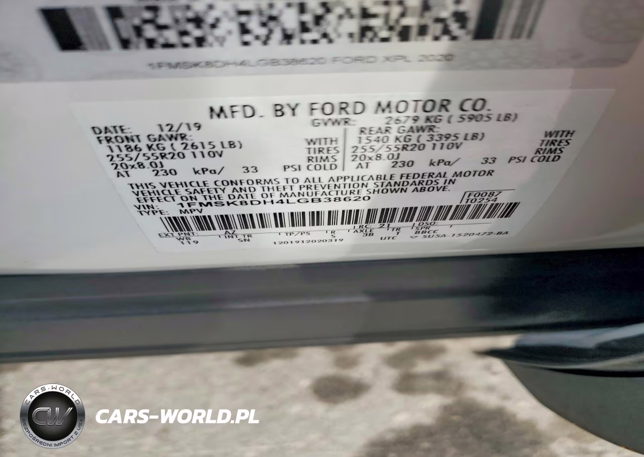 2020 Ford Explorer Xlt VIN:1FMSK8DH4LGB38620 - 13