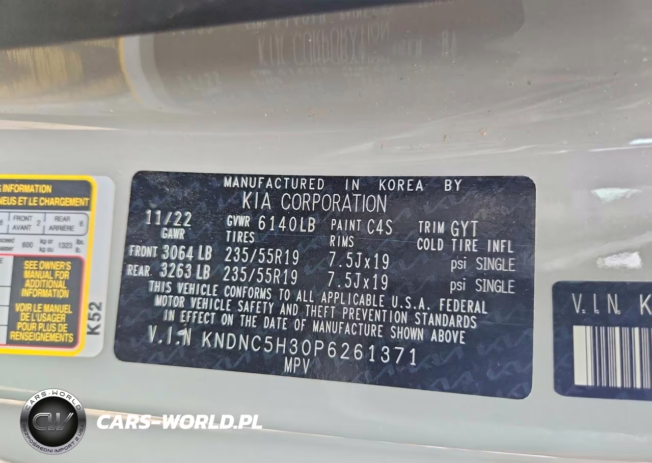 2023 Kia Carnival Ex VIN:KNDNC5H30P6261371 - 13