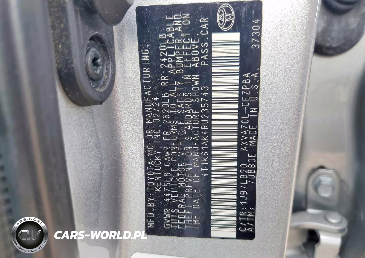 2024 Toyota Camry Xse VIN:4T1K61AK4RU235743 - 12