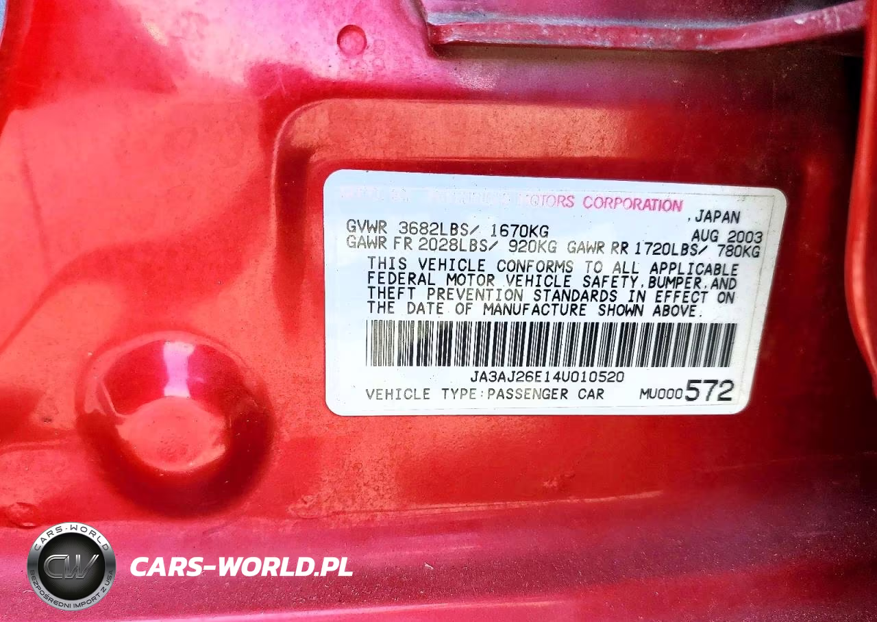 2004 Mitsubishi Lancer Es VIN:JA3AJ26E14U010520 - 13