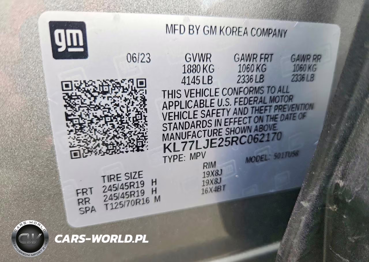 2024 Chevrolet Trax 2Rs VIN:KL77LJE25RC062170 - 14