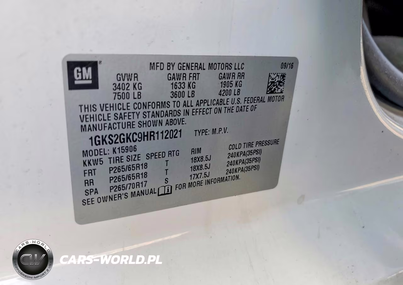 2017 GMC Yukon Xl K1500 Slt VIN:1GKS2GKC9HR112021 - 13