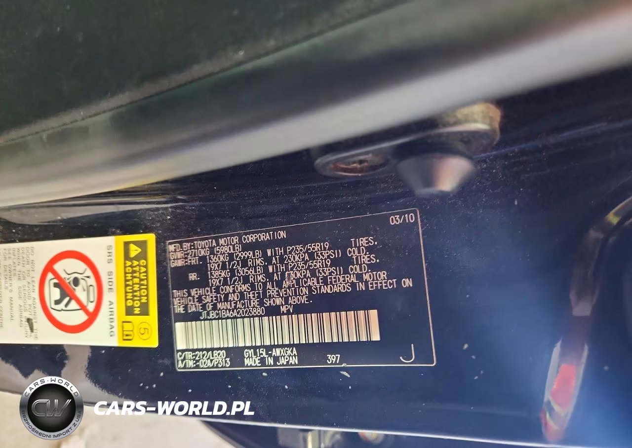 2010 Lexus Rx 450H VIN:JTJBC1BA6A2023880 - 13