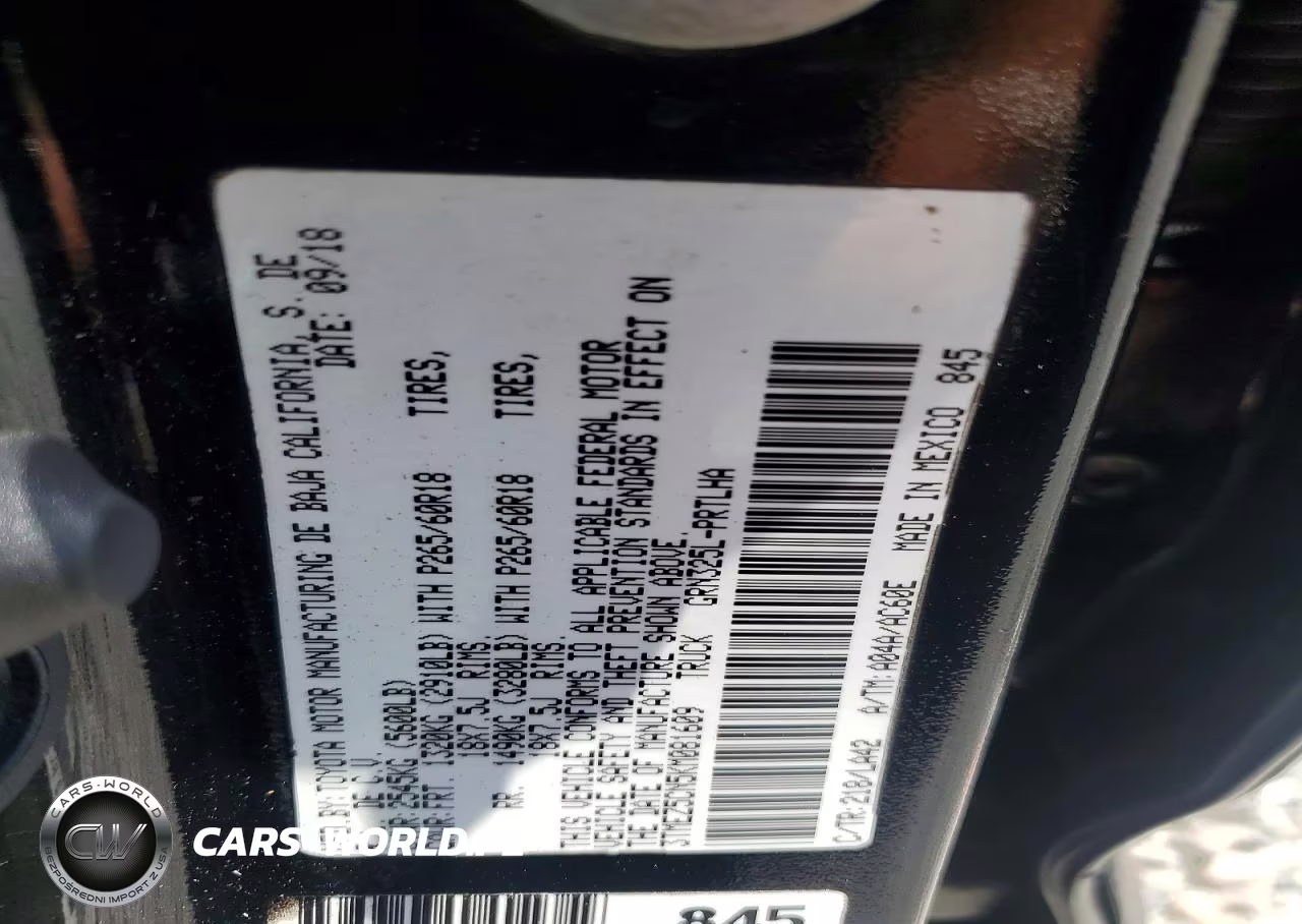 2019 Toyota Tacoma Limited VIN:3TMEZ5CN5KM081609 - 12