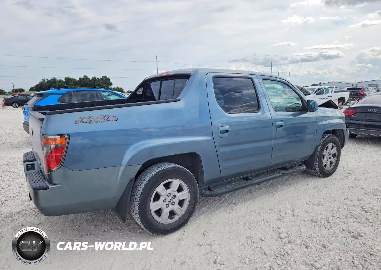 2007 Honda Ridgeline Rts VIN:2HJYK16487H506383 - 3
