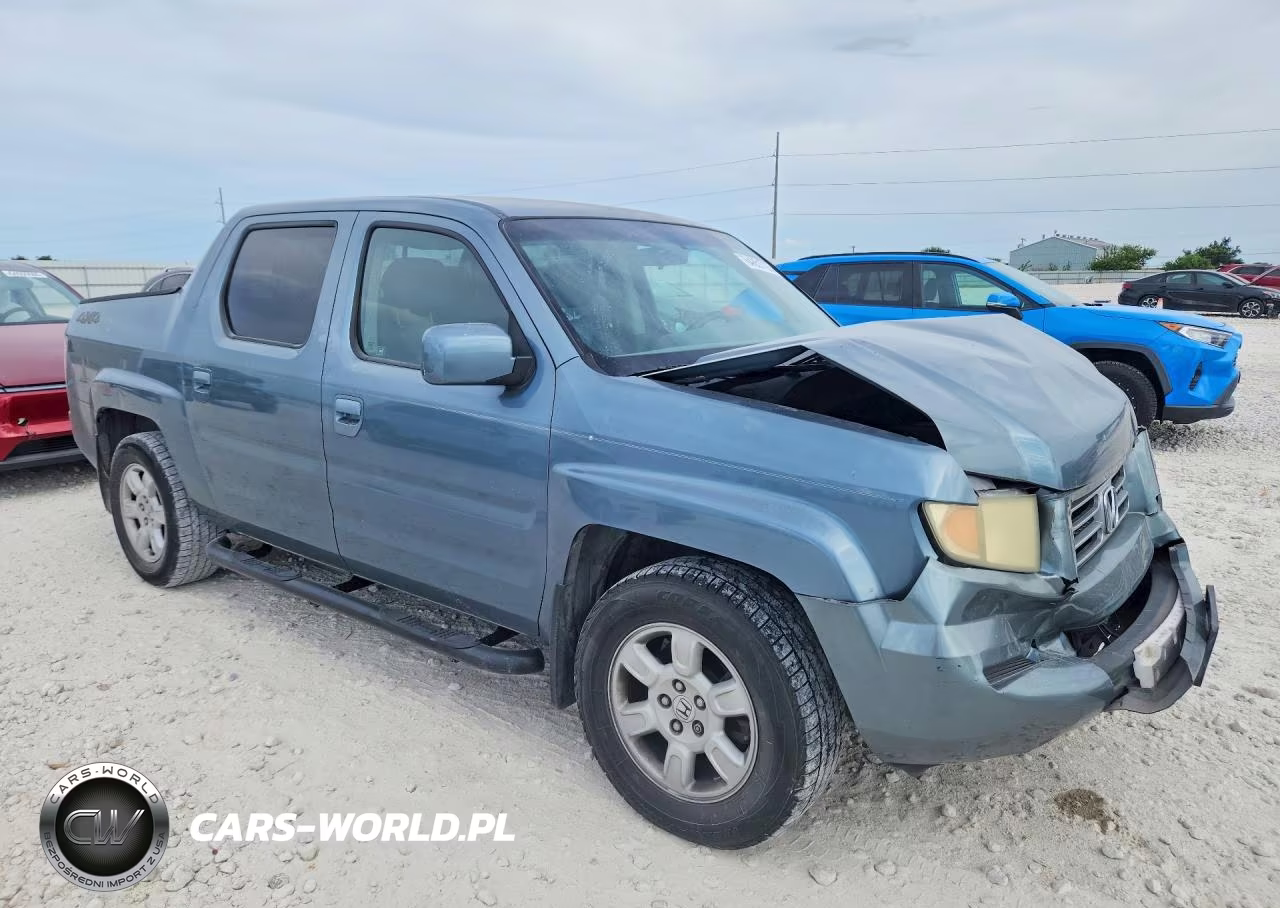 2007 Honda Ridgeline Rts VIN:2HJYK16487H506383 - 4