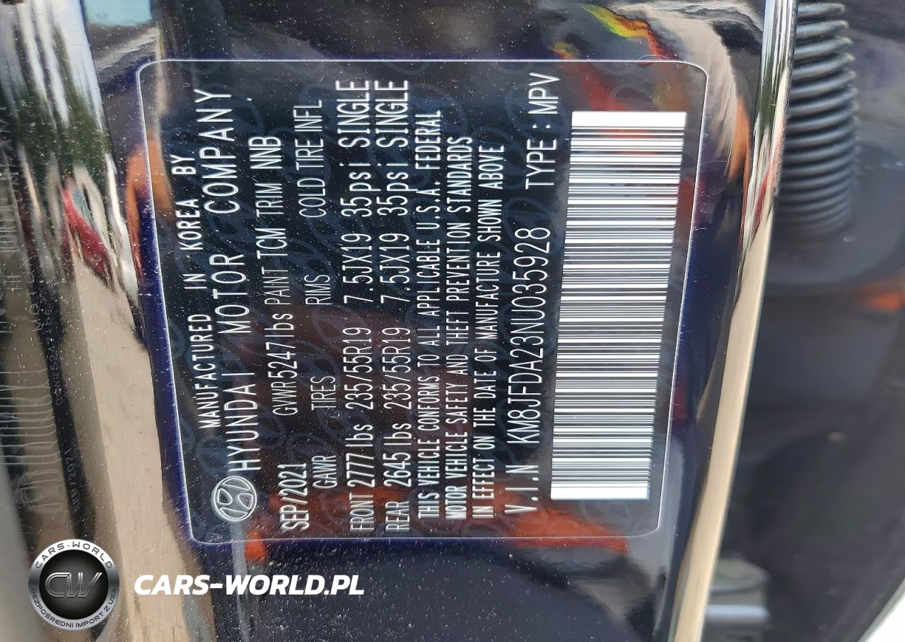 2022 Hyundai Tucson Limited VIN:KM8JFDA23NU035928 - 13