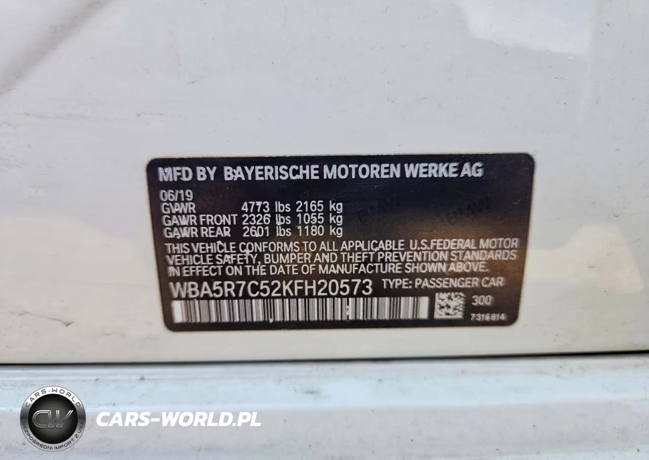 2019 BMW 330Xi VIN:WBA5R7C52KFH20573 - 12