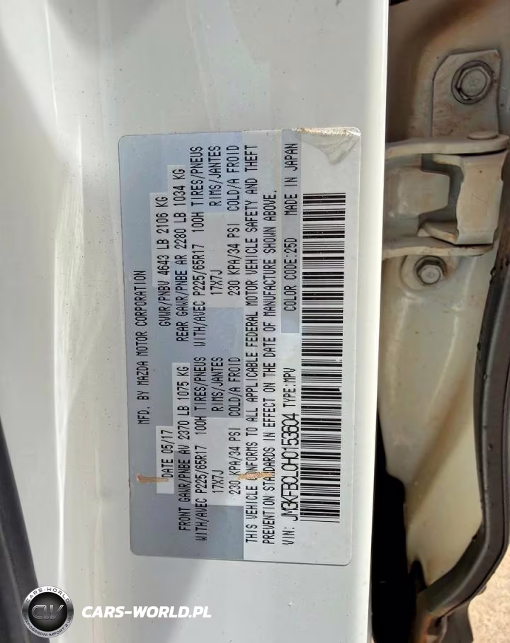 2017 Mazda Cx-5 Touring VIN:JM3KFBCL0H0153604 - 10