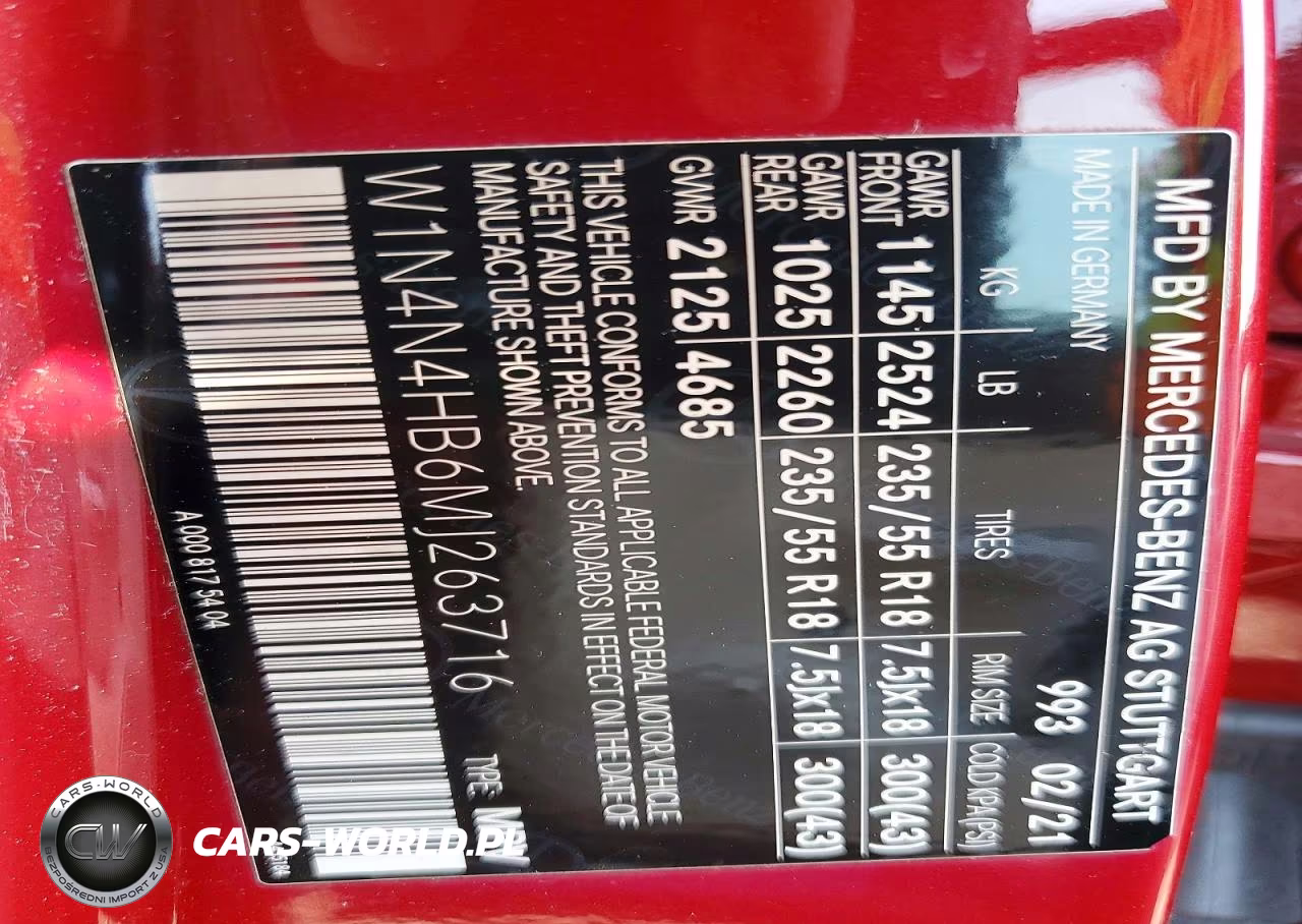 2021 Mercedes-Benz Gla 250 4Matic VIN:W1N4N4HB6MJ263716 - 12