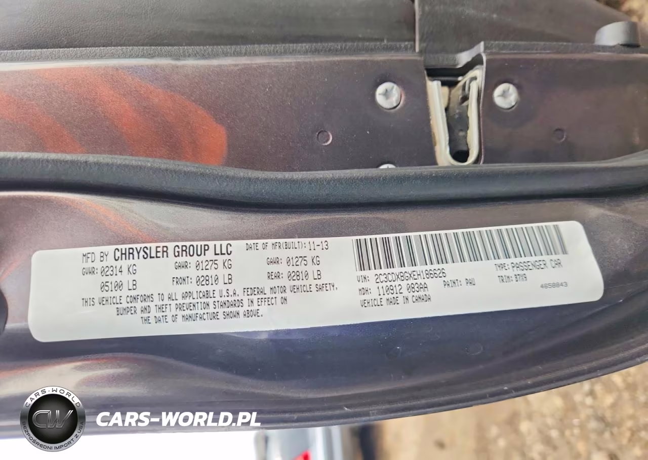 2014 Dodge Charger Se VIN:2C3CDXBGXEH186626 - 13