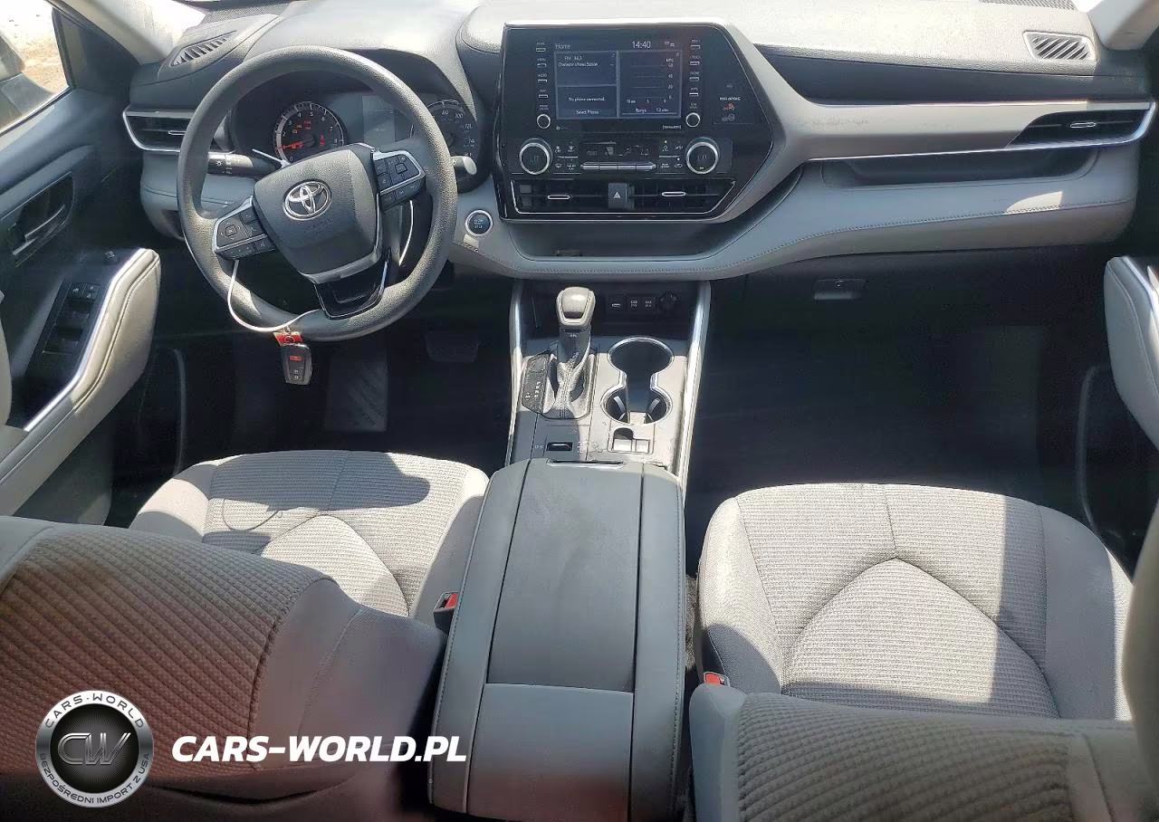 2021 Toyota Highlander L VIN:5TDCZRAH8MS070389 - 8
