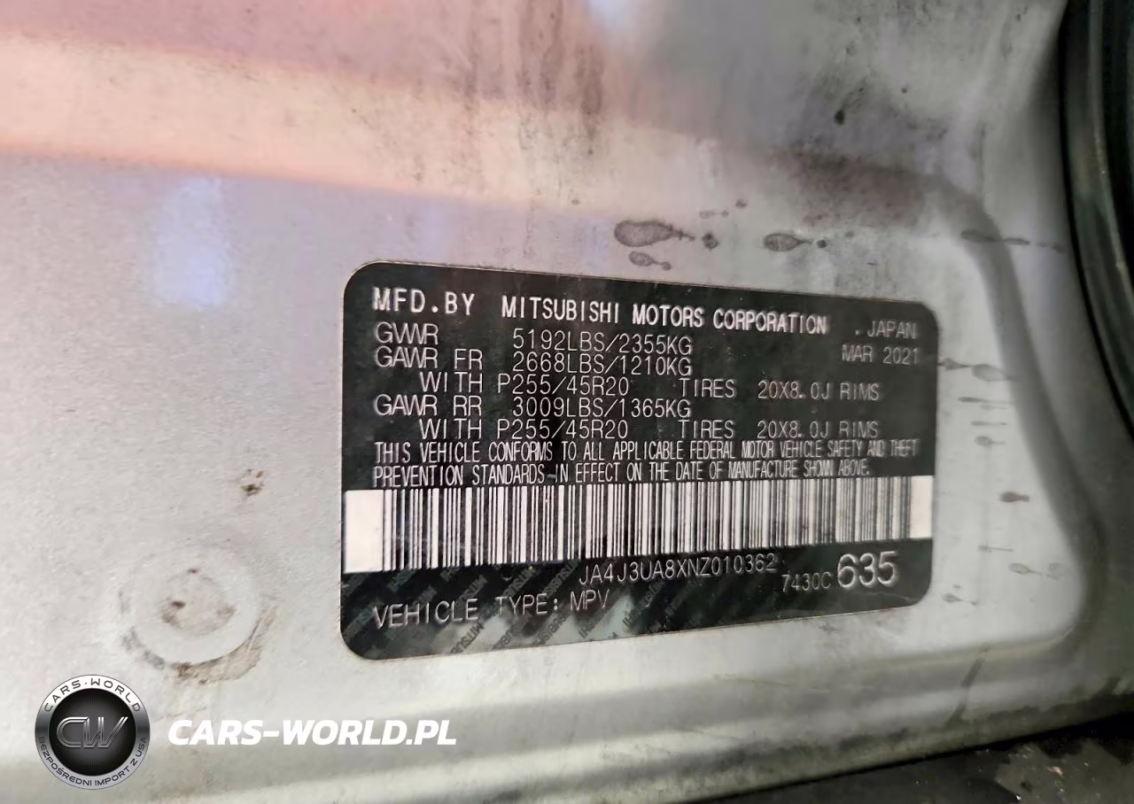 2022 Mitsubishi Outlander Se VIN:JA4J3UA8XNZ010362 - 13