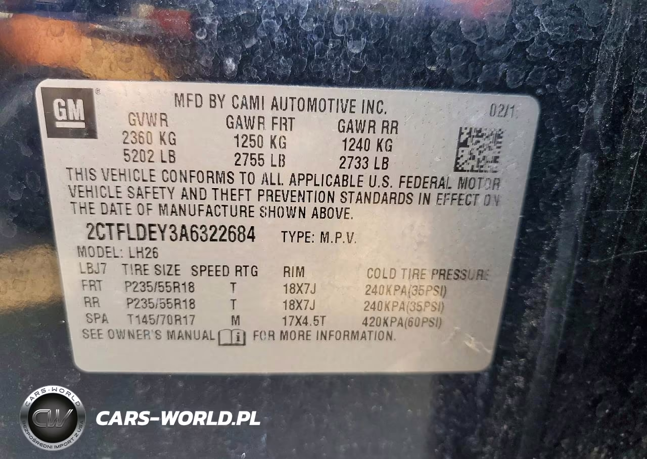 2010 GMC Terrain Sle VIN:2CTFLDEY3A6322684 - 13