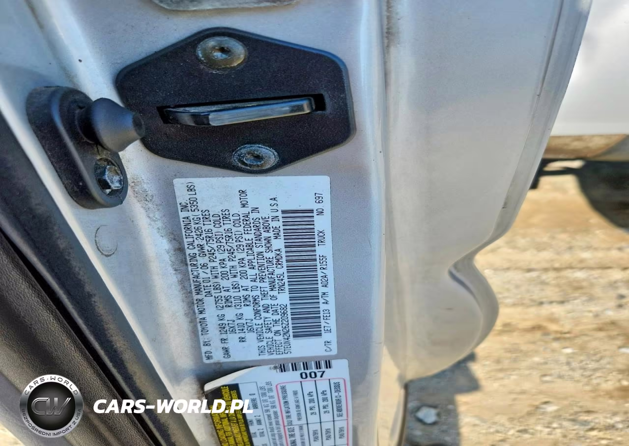 2006 Toyota 1-2 T Std Bed VIN:5TEUX42N26Z209682 - 13