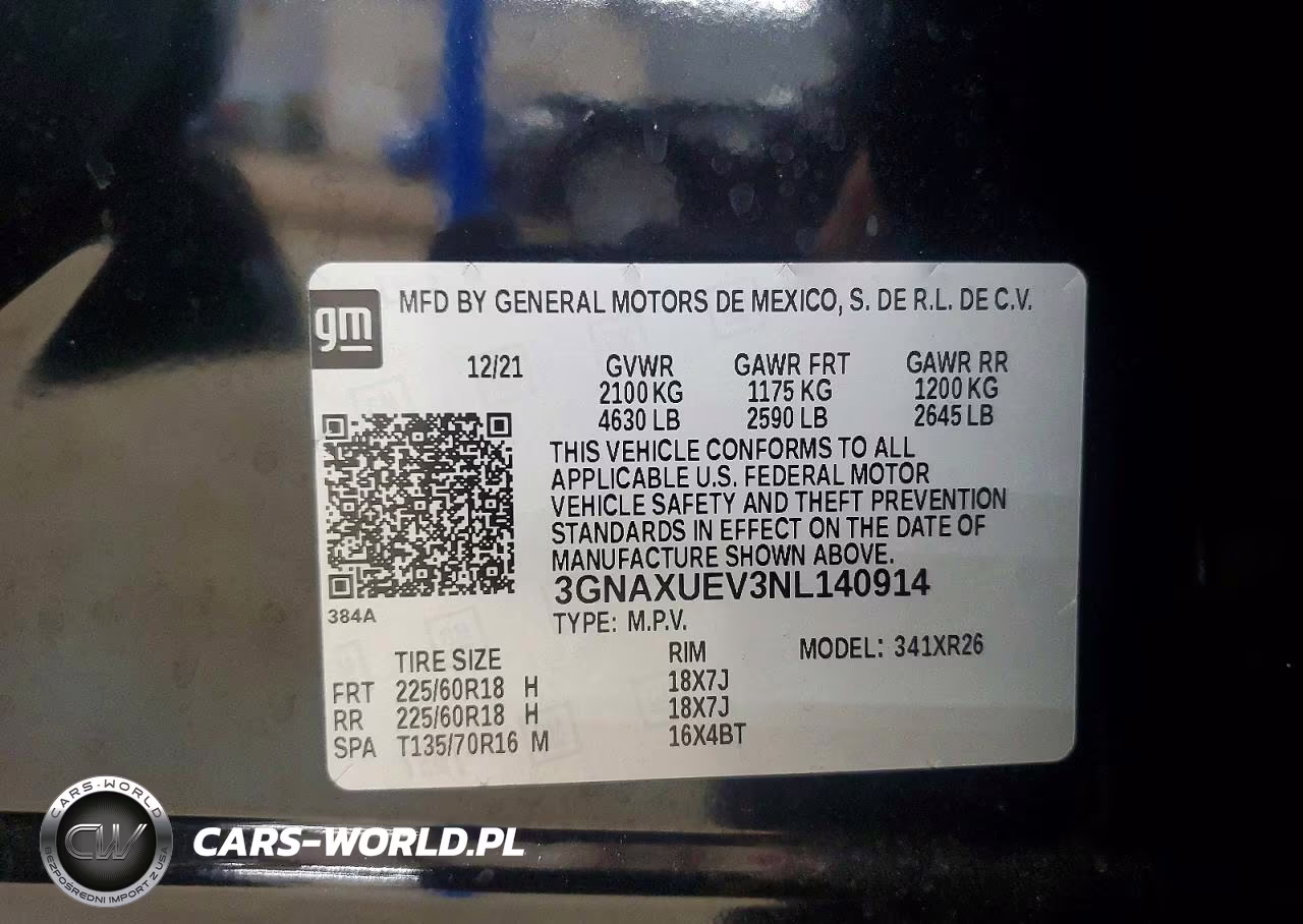 2022 Chevrolet Equinox Lt VIN:3GNAXUEV3NL140914 - 13