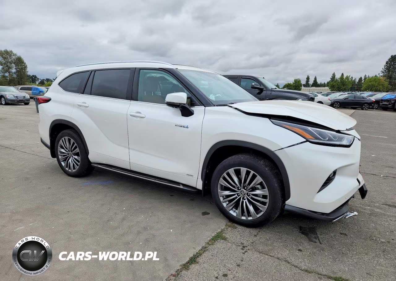 2021 Toyota Highlander Hybrid Platinum VIN:5TDEBRCH1MS037471 - 4